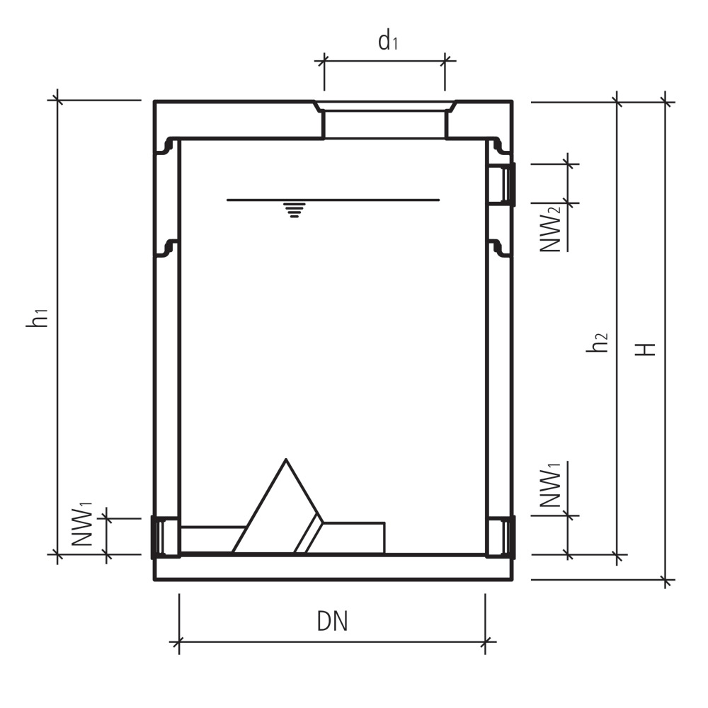 friwa®-rec Abflussregler-Wirbeldrossel für Schmutzwasser ARCYDX