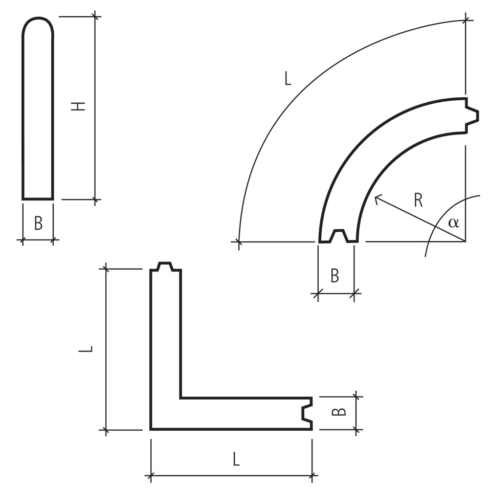 Stellriemen gegossen