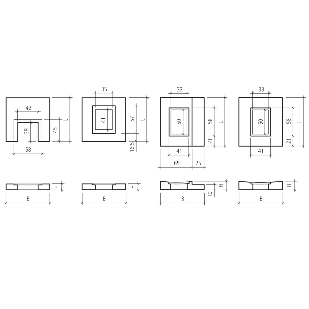 Schachtrahmen Typ TG