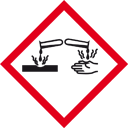 Kann schwere Hautverätzungen und Augenschäden verursachen. Kann bestimmte Materialien auflösen (z.B. Textilien). Ist schädlich für Tiere, Pflanzen und organisches Material aller Art.

Beim Umgang immer Handschuhe und Schutzbrille tragen. Nach Gebrauch sorgfältig verschliessen.