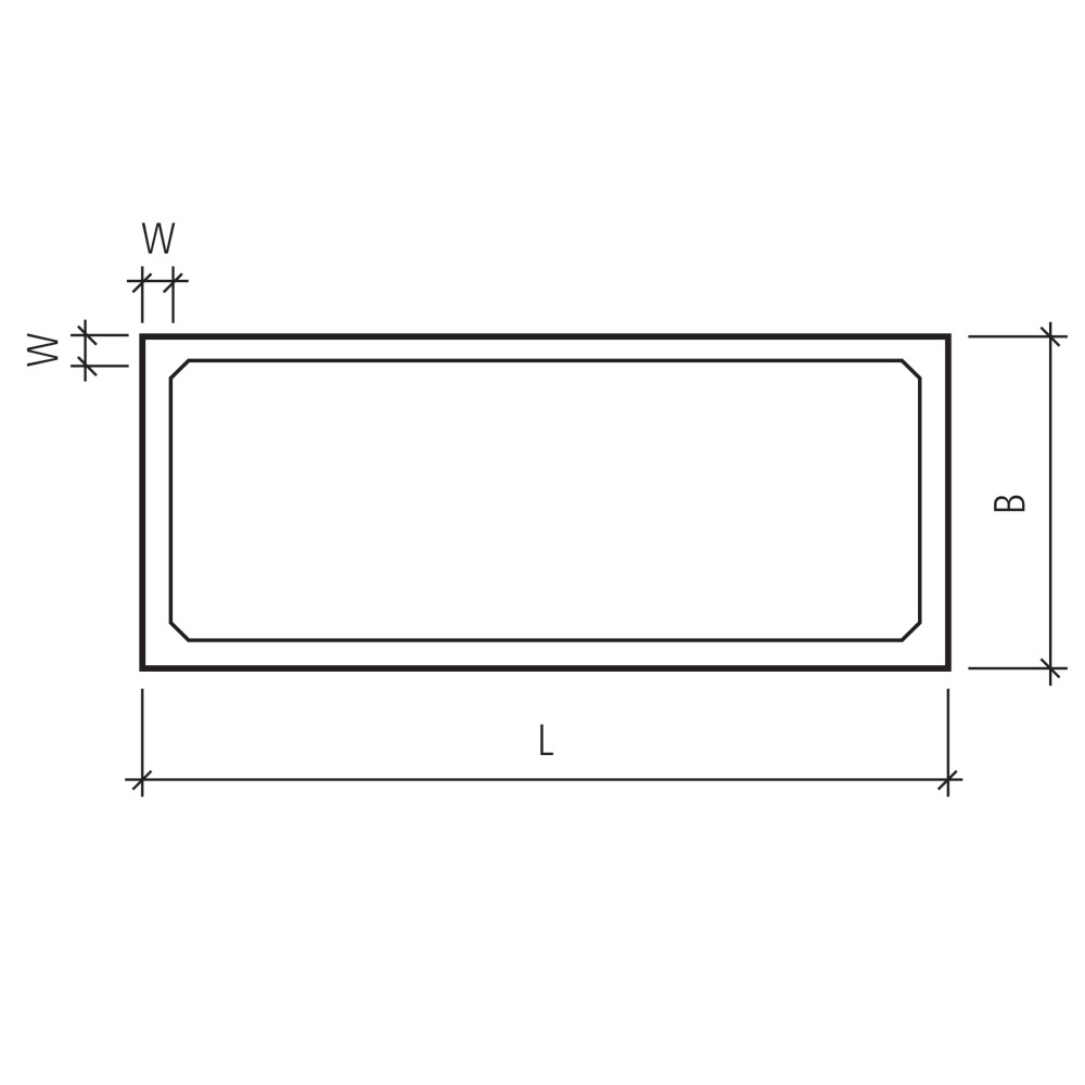 RESIDENZA® Pflanzentröge rechteckig