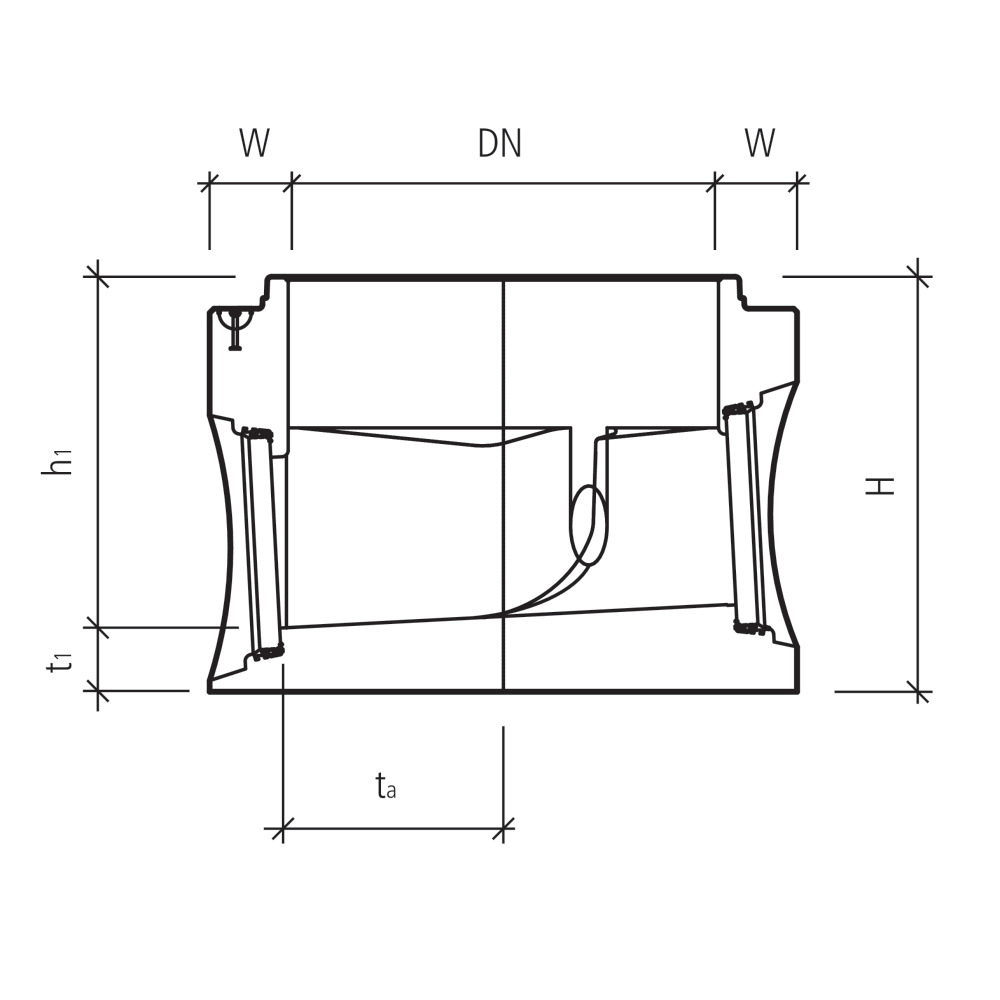 CENTUB® Massschachtunterteile rund