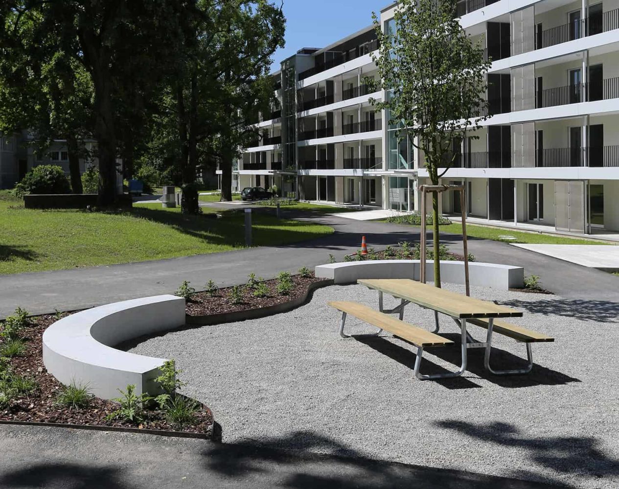 Sitzelemente - Überbauung Im Park, Schönenwerd SO