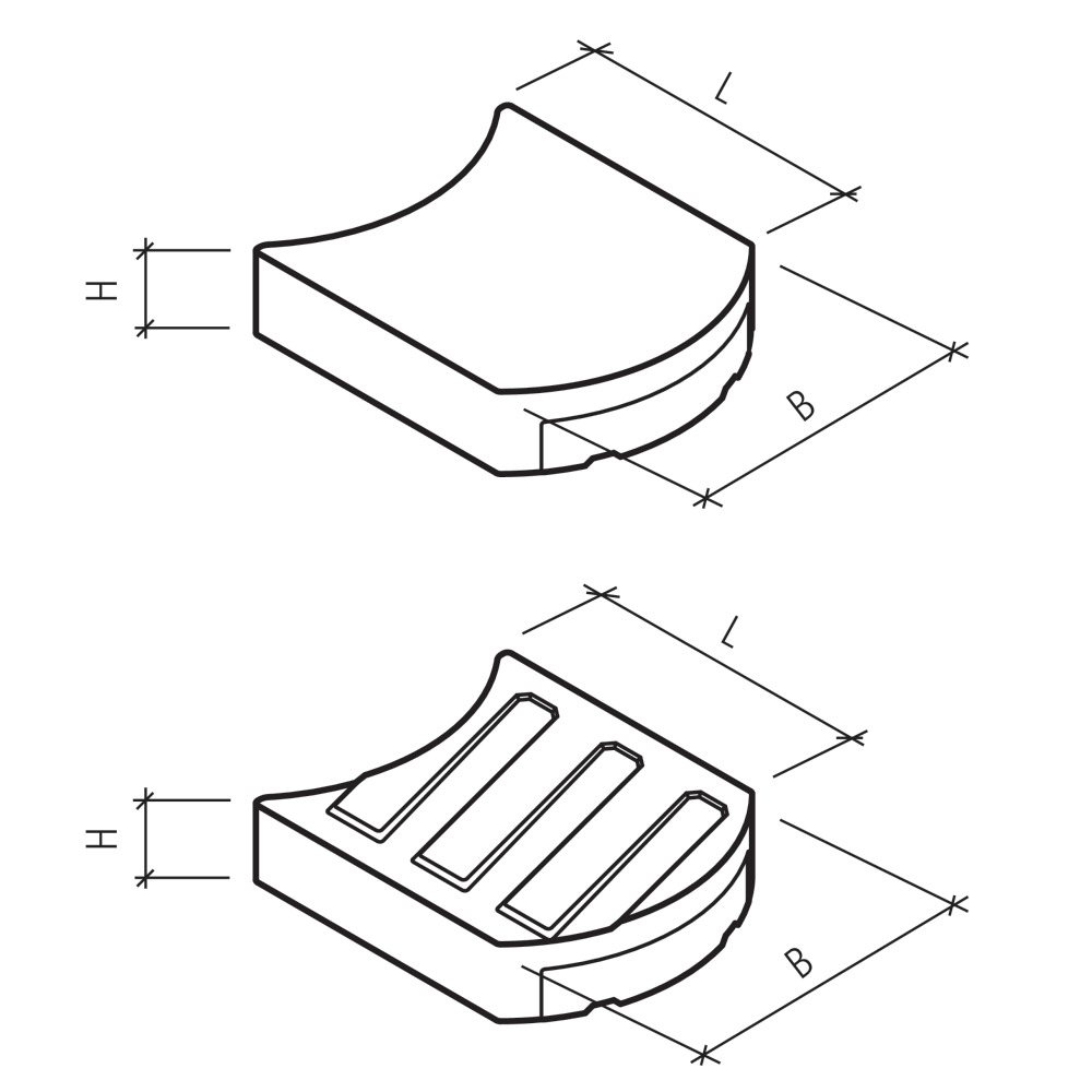 STRADAFINO Bankett- und Spurelement