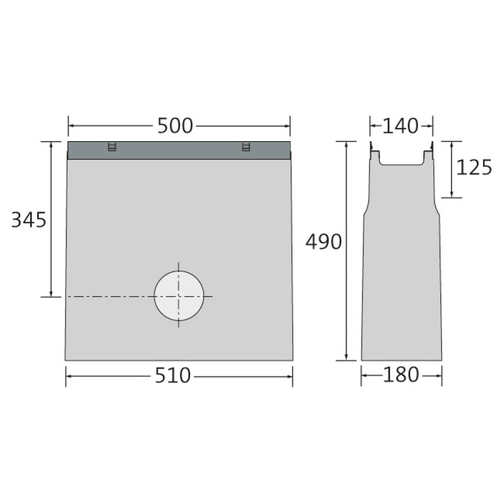 BIRCOslim® Rinnen NW 100