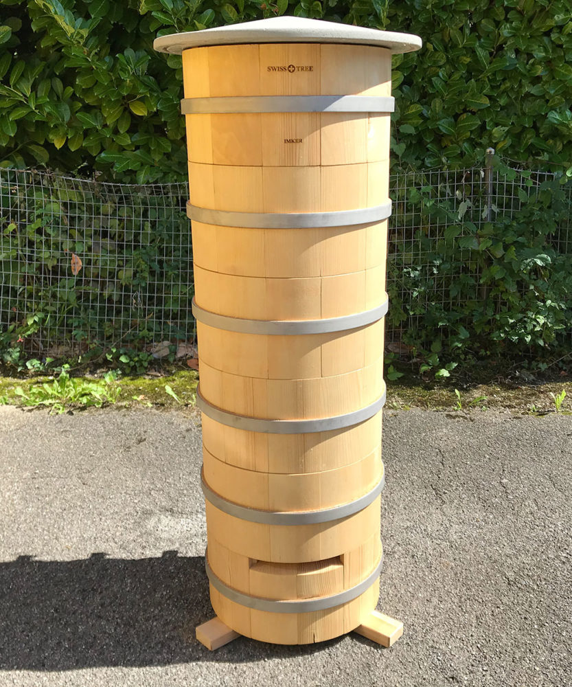Betondächer für Bienenbäume