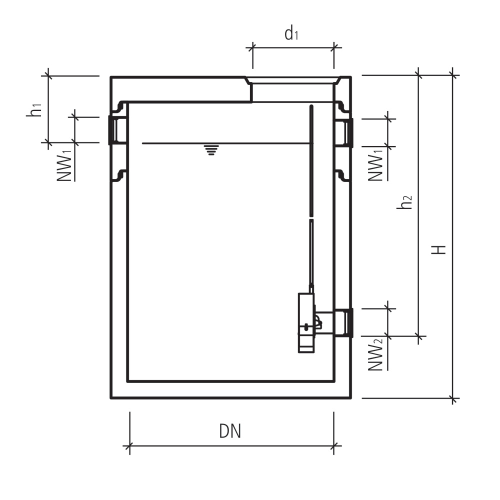 friwa®-rec Abflussregler-Wirbeldrossel für Regenwasser ARRD