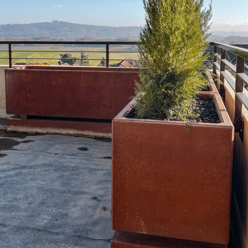 FERRO CONCRETE® Pflanzentröge rechteckig glatt