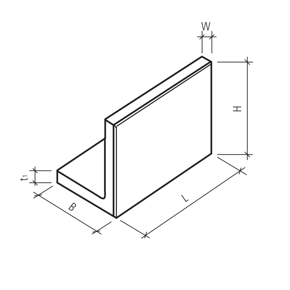 WIPASO Winkelplatten mit Besenstrich