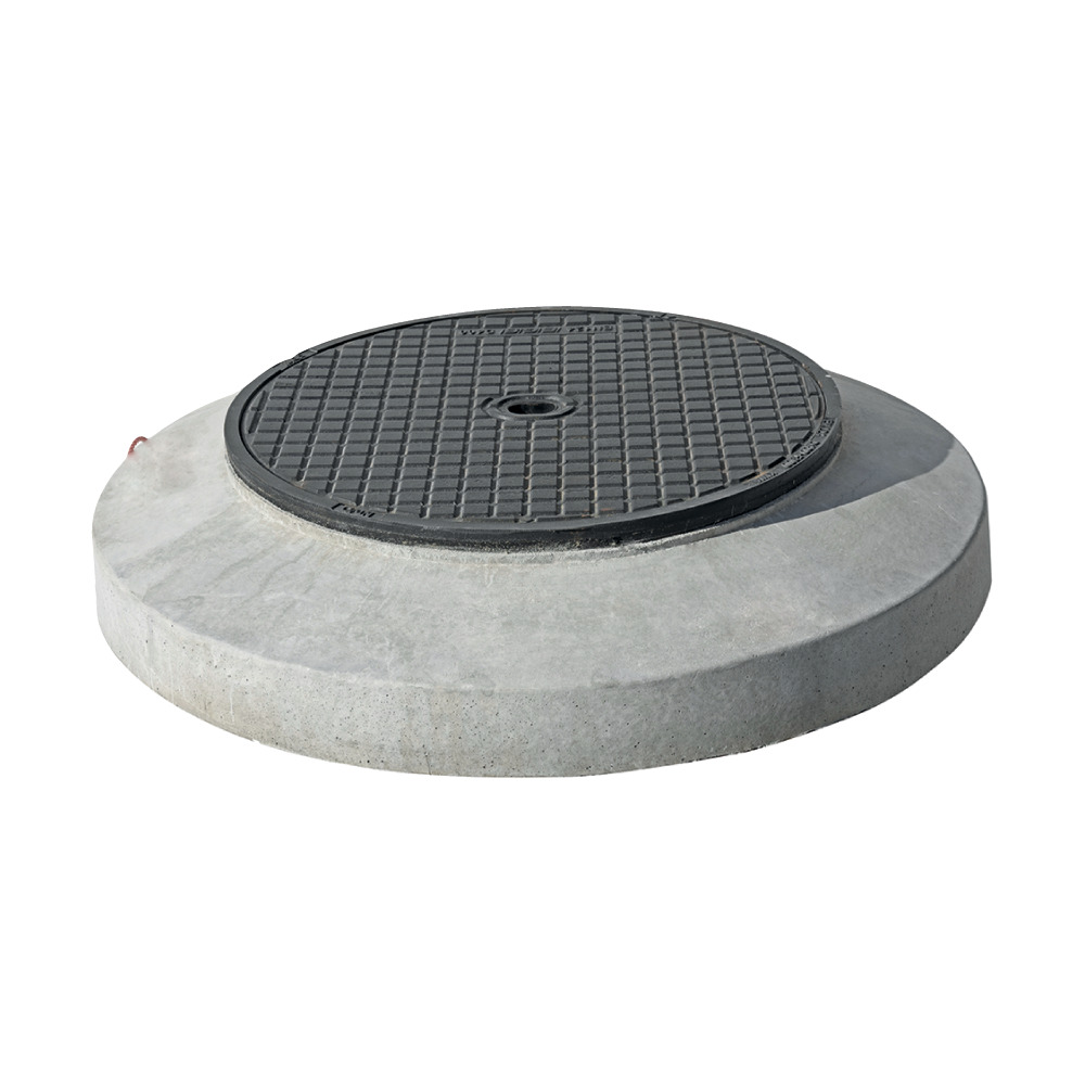 NIVO höhenverstellbare Gussdeckel und Strassenroste mit Betonrahmen