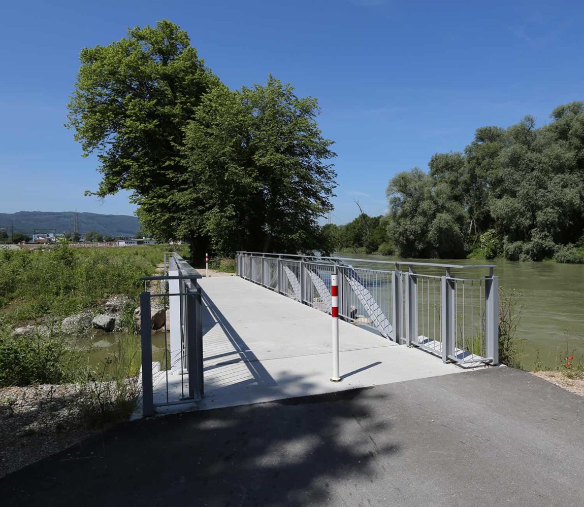 Betonplatten Fussgängersteg Gretzenbach, Gretzenbach SO