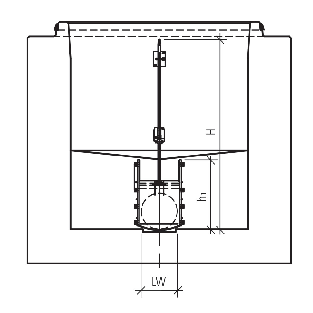 Bearbeitungszuschläge WEY® Rinnenschütz
