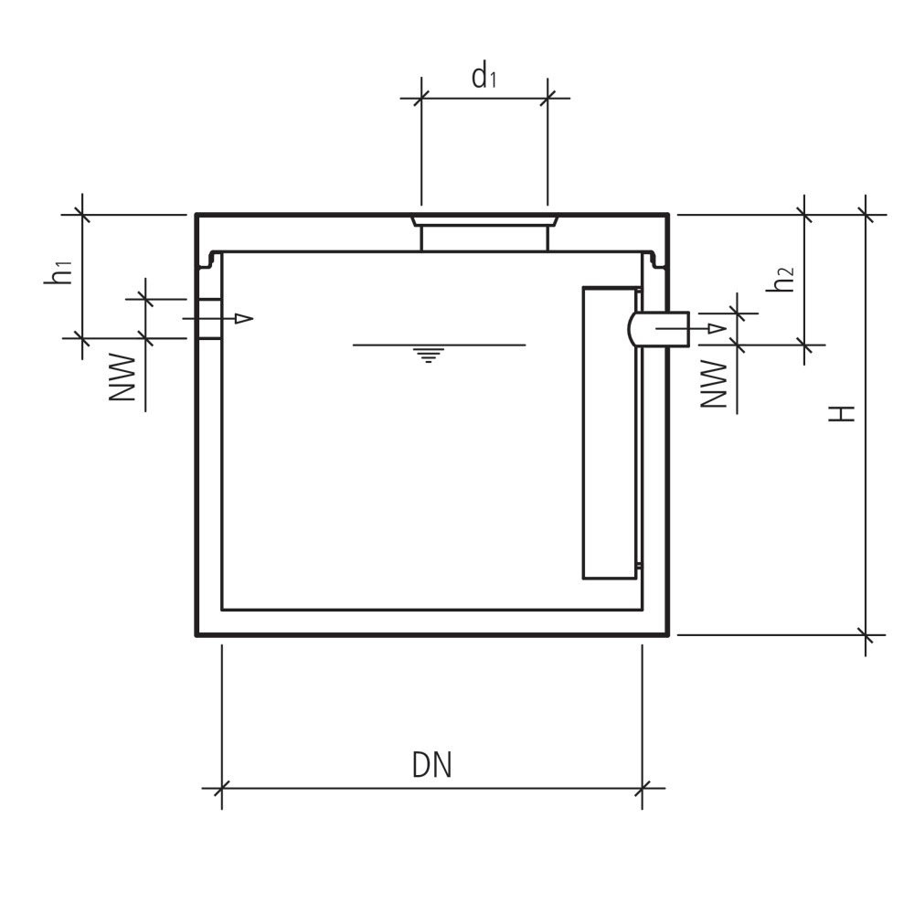 friwa®-rec Entnahmebecken EB