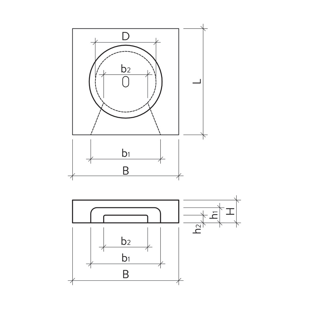 Schachtabdeckung mit Einlauf Kanton Waadt