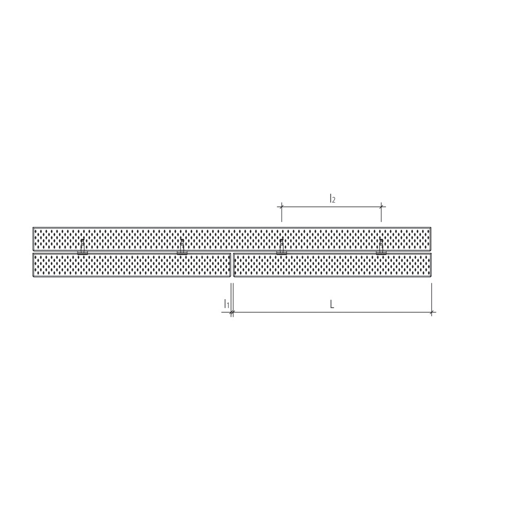 Perronwinkel Beton- und Gitterrostauftritte