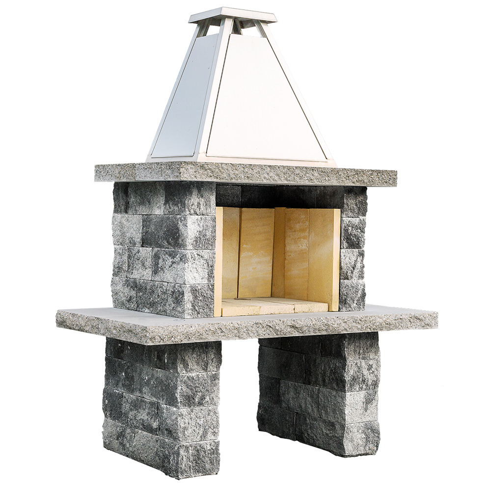 SANTURO® Cheminée mit Chromstahlhut