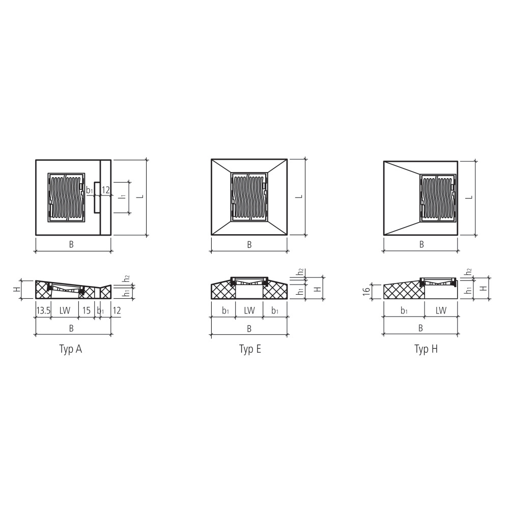 SIBLOC Schachtrahmen