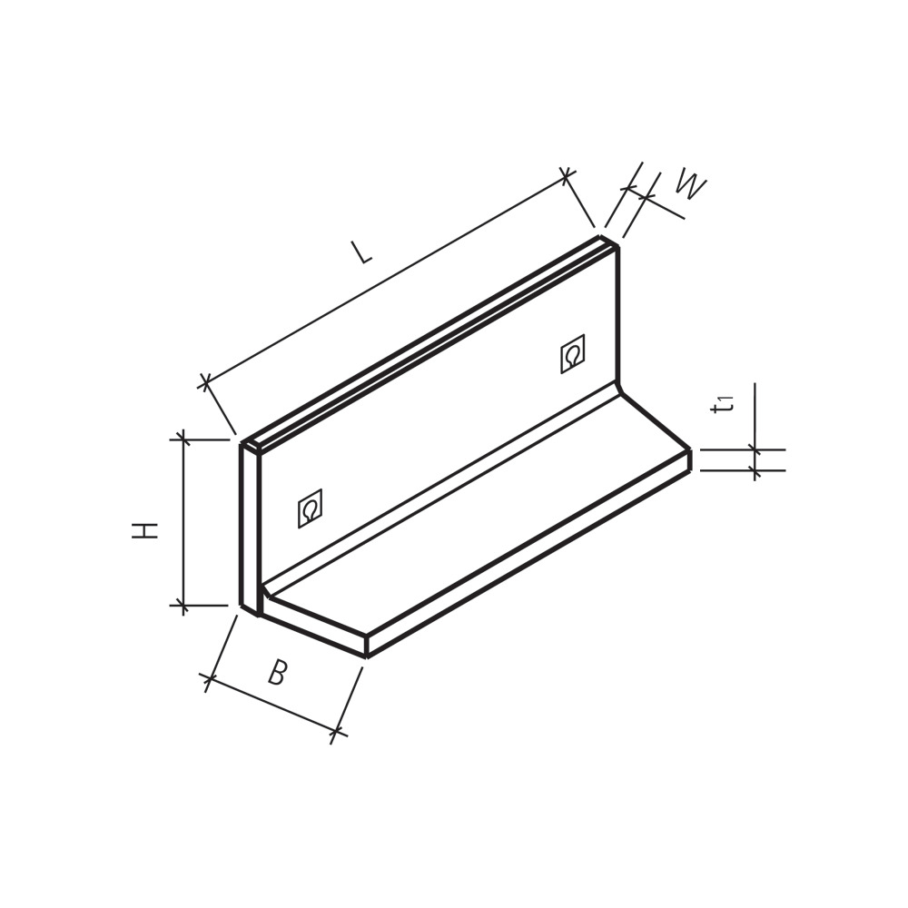 ROZTEC® MINI Winkelplatten gestrahlt