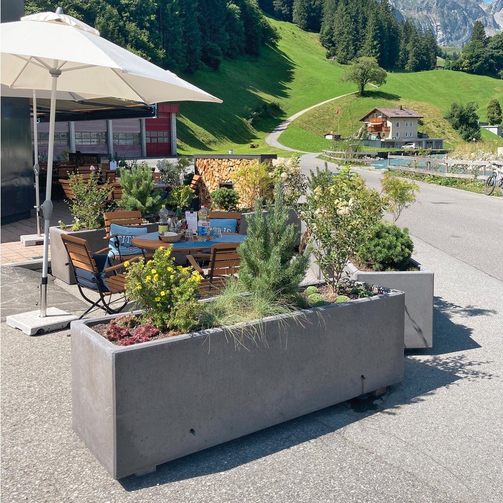 PARCO® Pflanzentröge glatt
