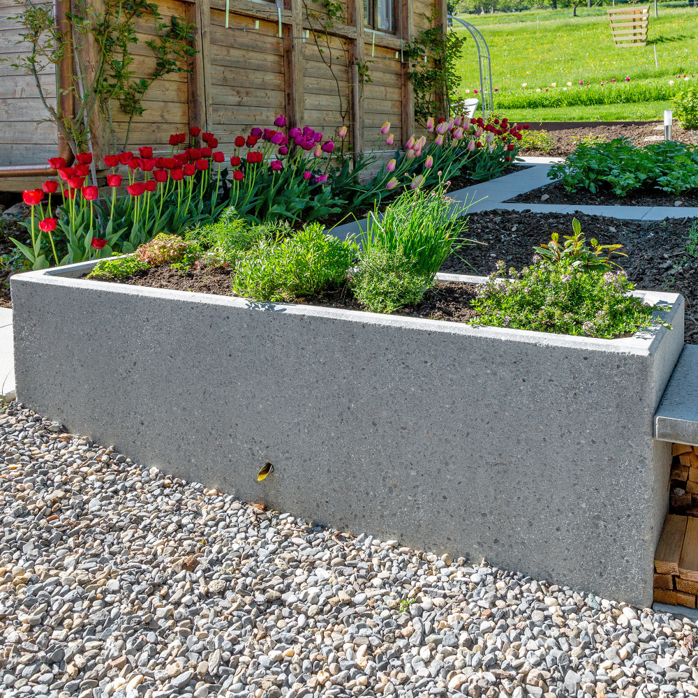 PARCO® Pflanzentröge rechteckig gestrahlt