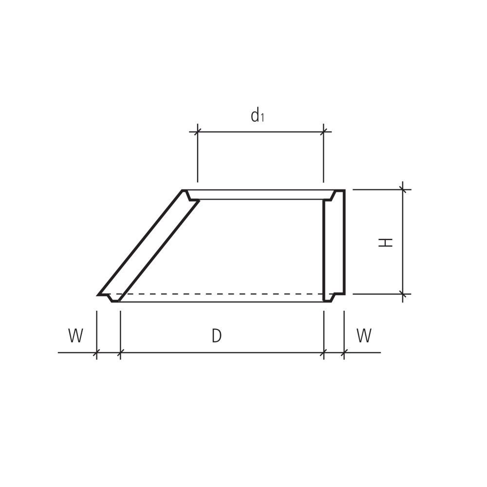Konen exzentrisch D bis 125 cm
