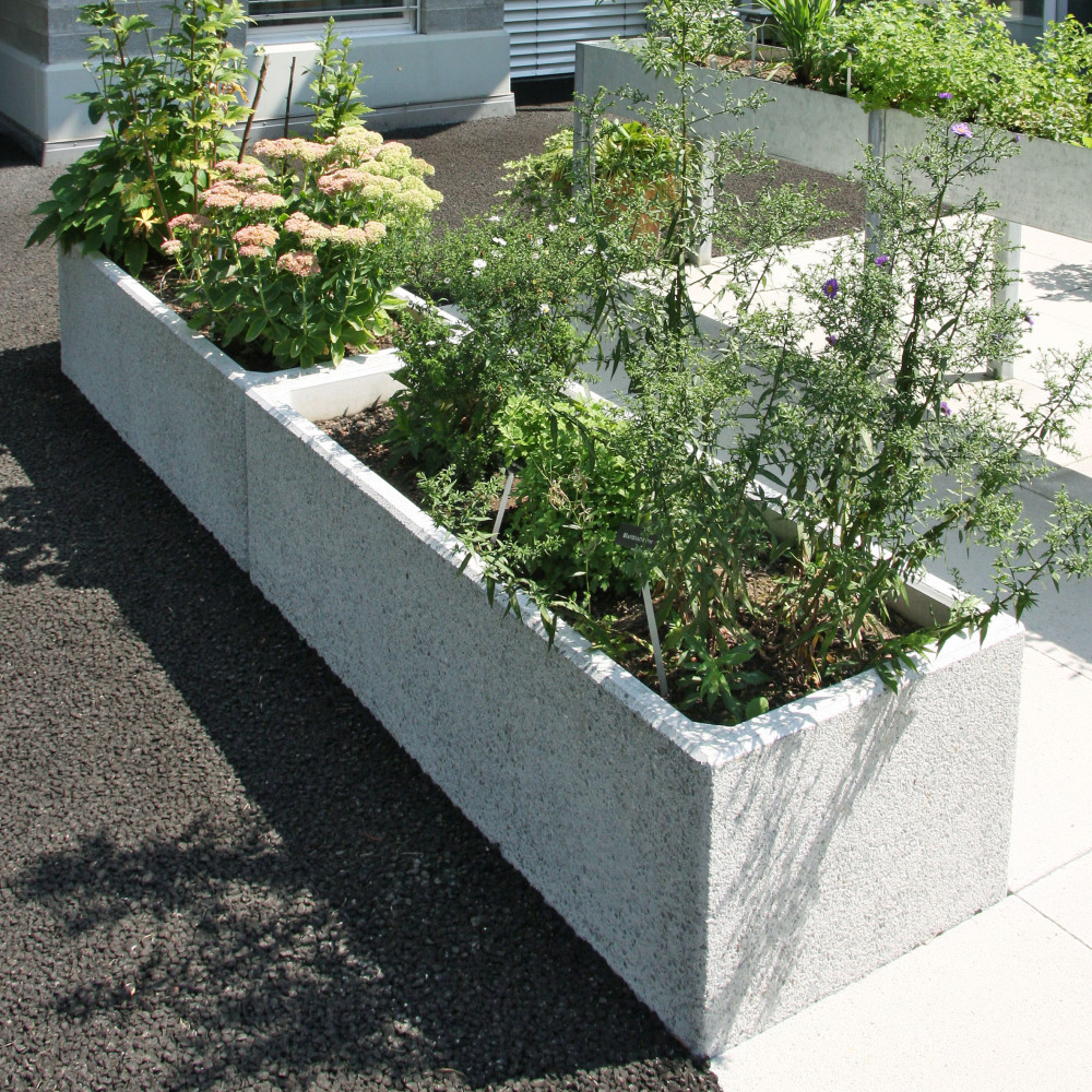 PARCO® Pflanzentröge rechteckig gestrahlt