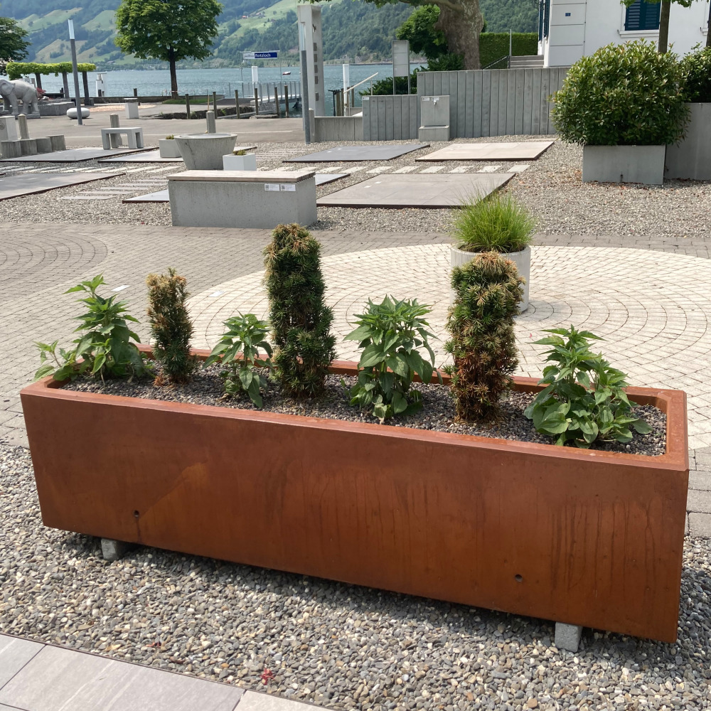 FERRO CONCRETE® Pflanzentröge rechteckig glatt