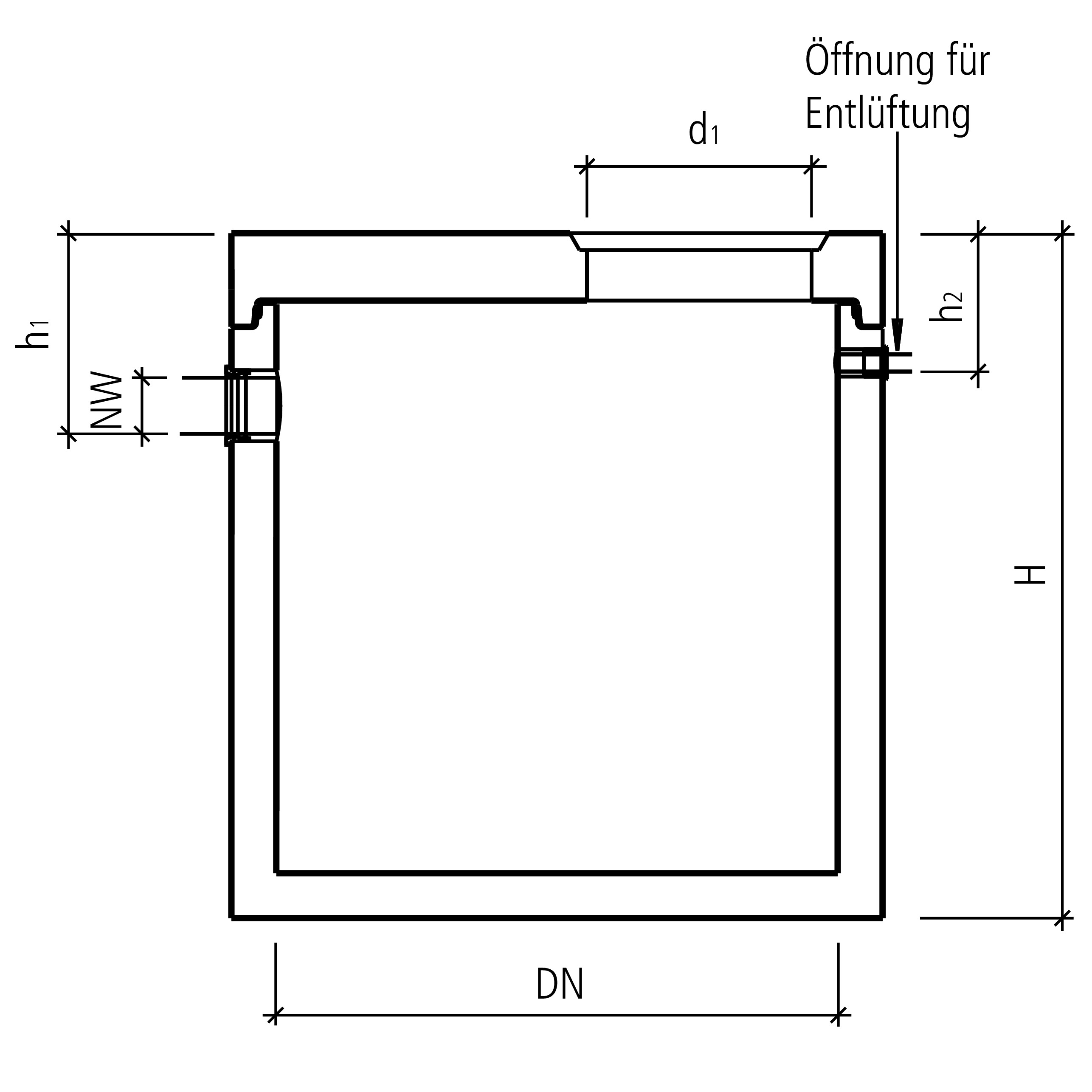 friwa®-sep Rückhaltebehälter AS Typ 2