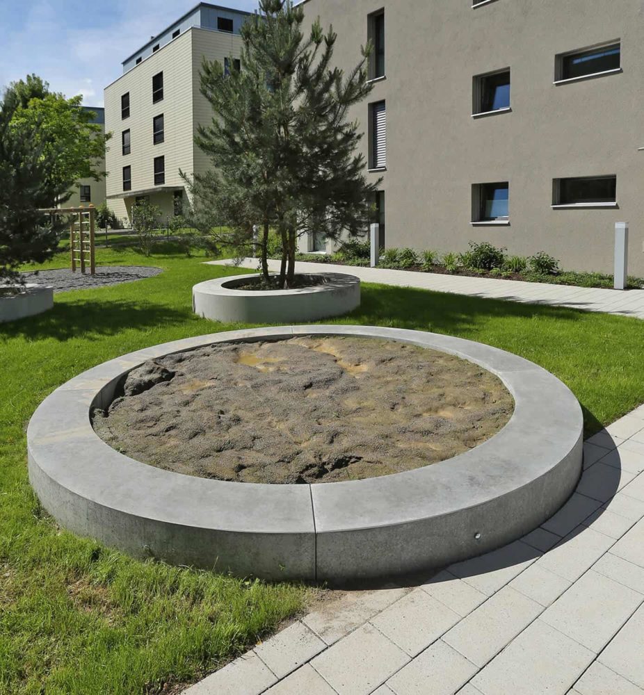 Sandkastenelemente, Wohnüberbauung Winkelriedstrasse, Wettingen AG