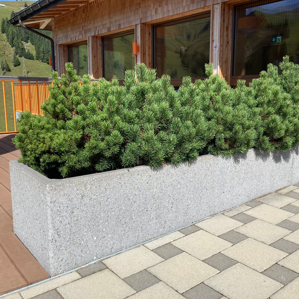 PARCO® Pflanzentröge rechteckig gestrahlt