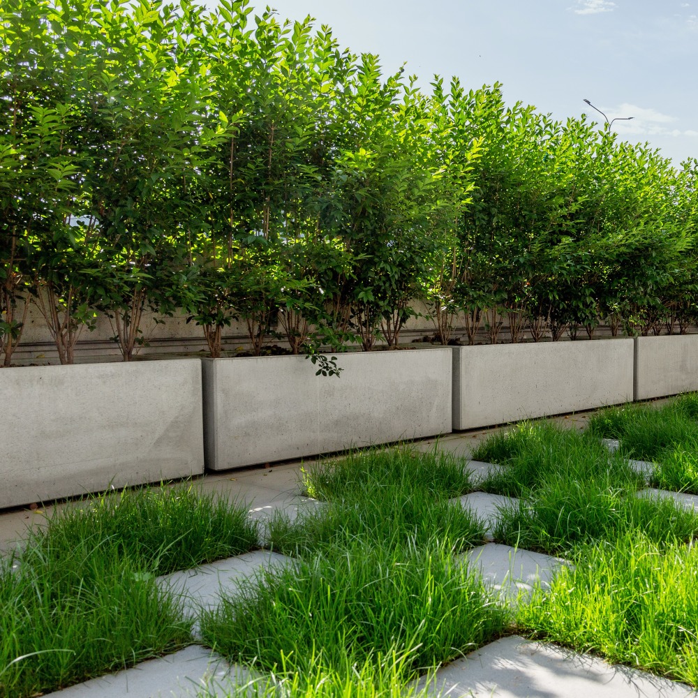 PARCO® Pflanzentröge glatt