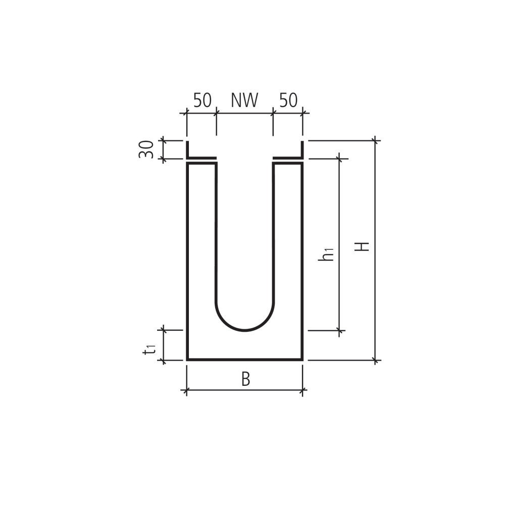 BIRCOsir® Rinnen NW 100