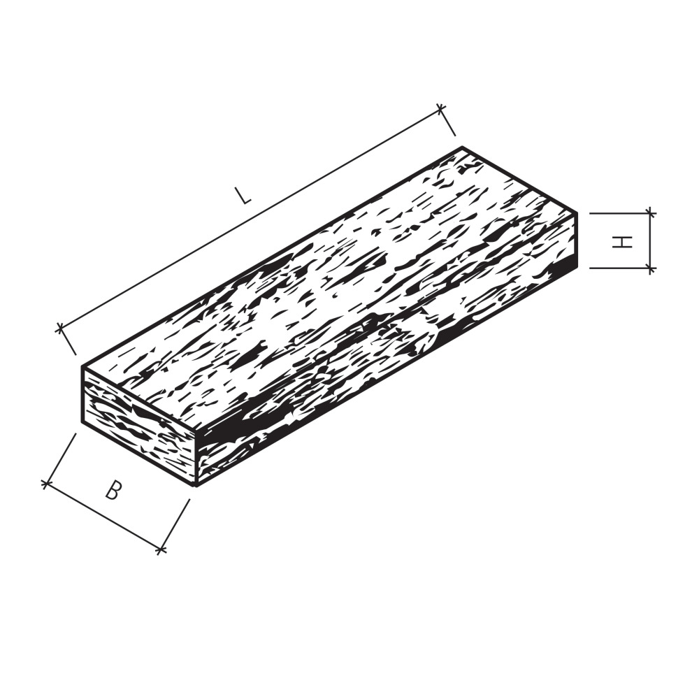 SLADE Blockstufen mit Schieferstruktur