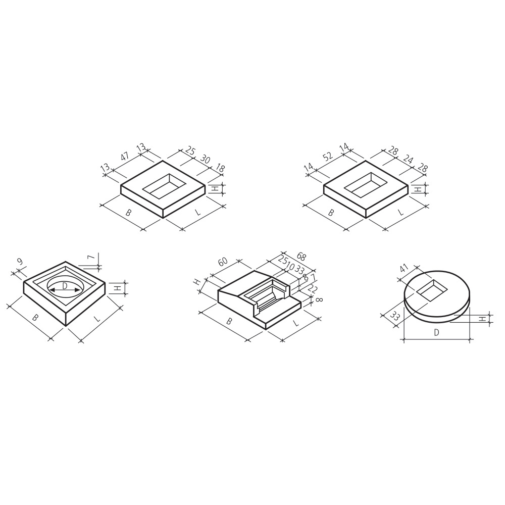 Schachtrahmen Typ LU
