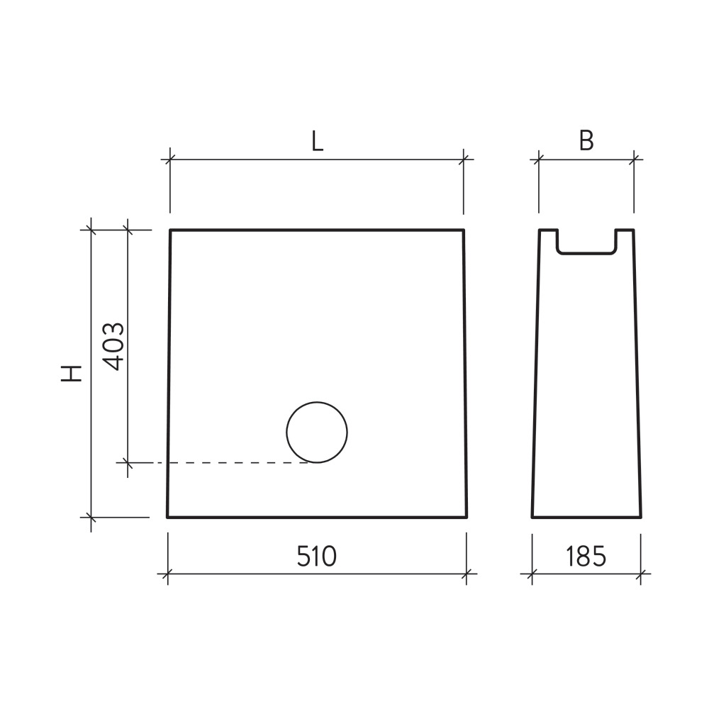 BIRCOplus Rinnen NW 100 Liniensinkkästen