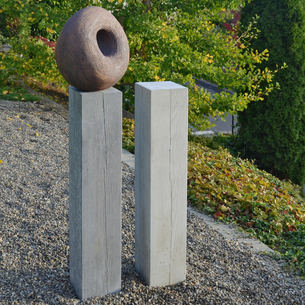 LENIA Palisaden mit Holzstruktur
