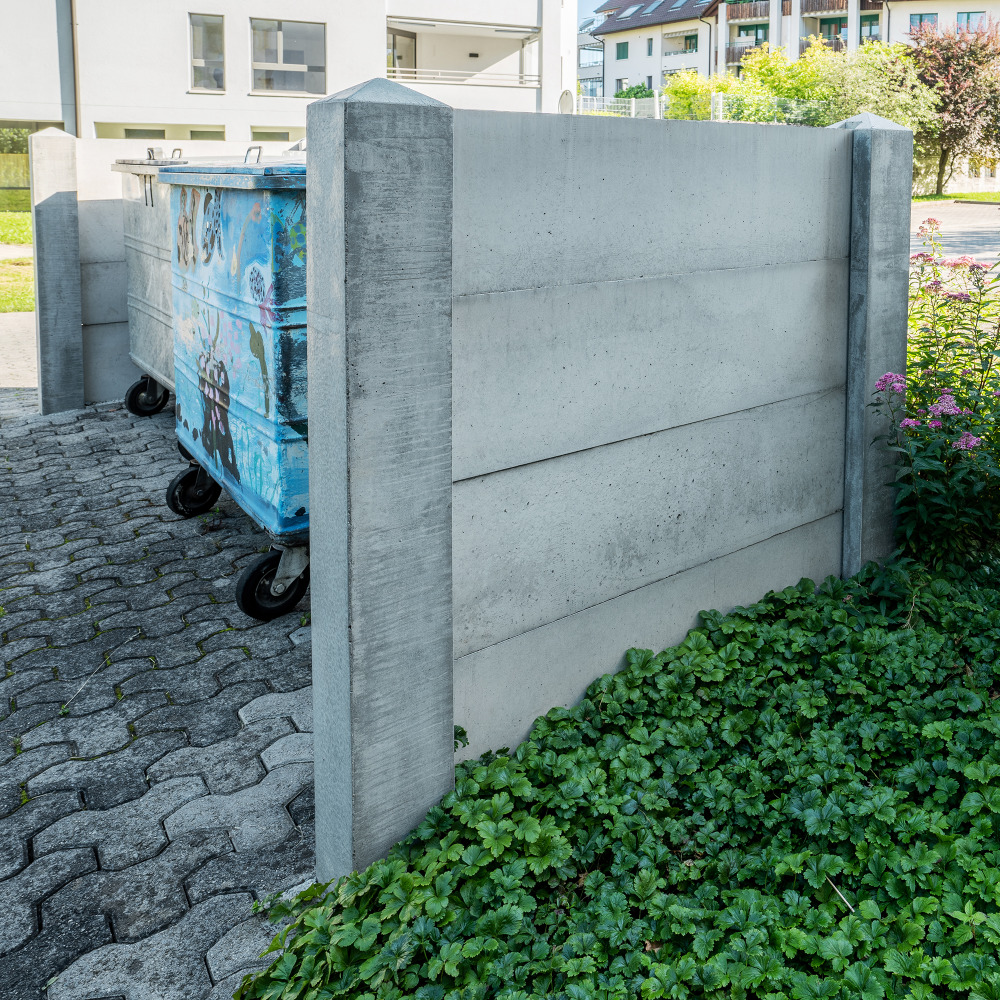 Pfosten zu Betonbretter