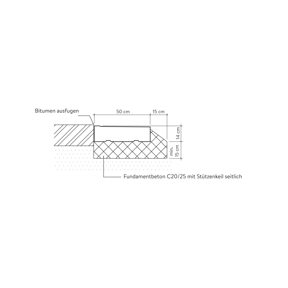 STRADAFINO Bankett- und Spurelement