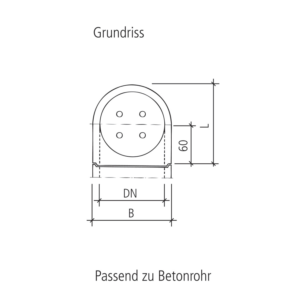 Notausstiegschachtunterteile