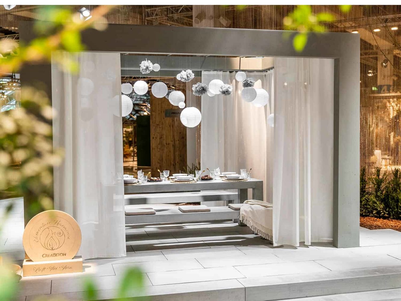 Pergola Spezialanfertigung aus Beton