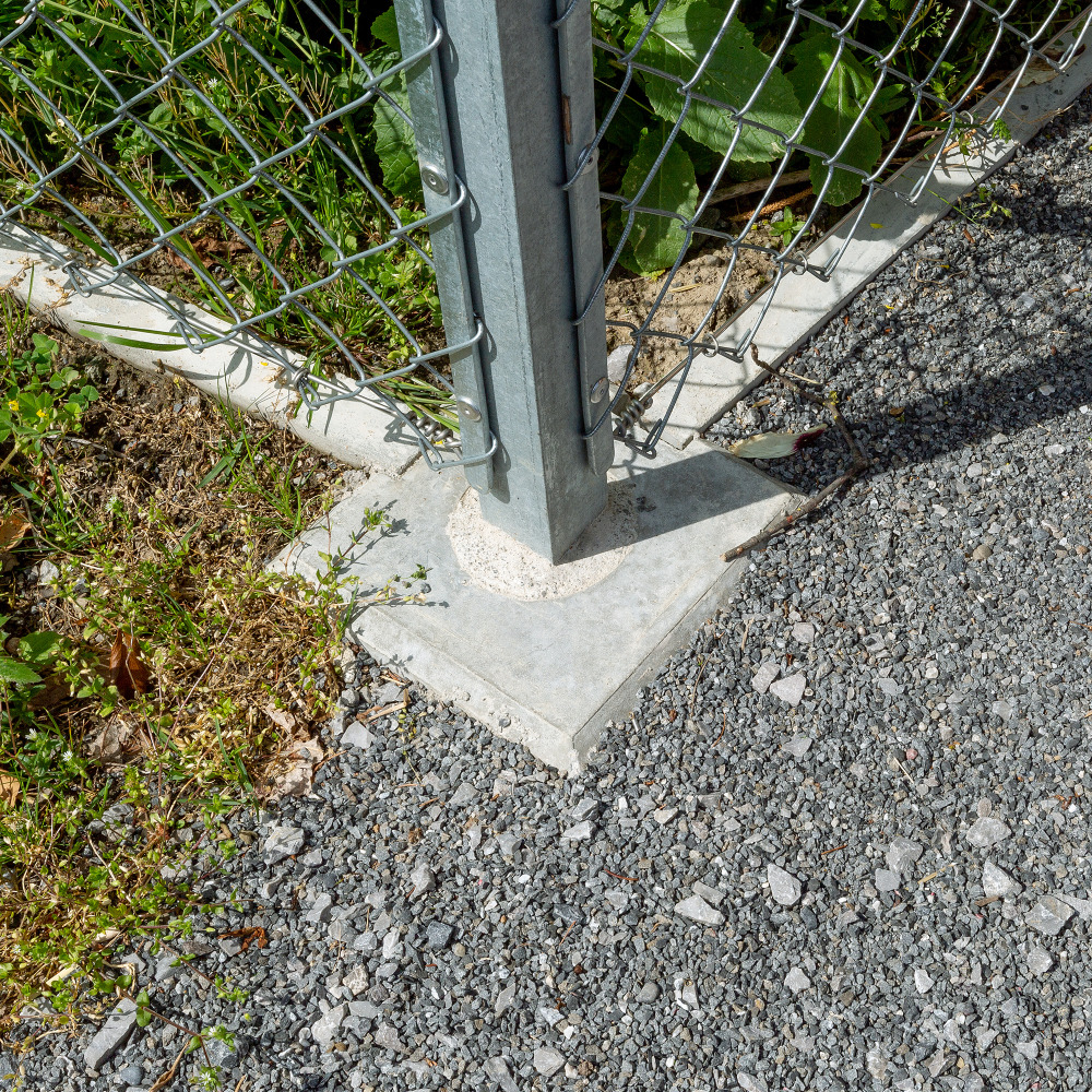 Betonsockel konisch