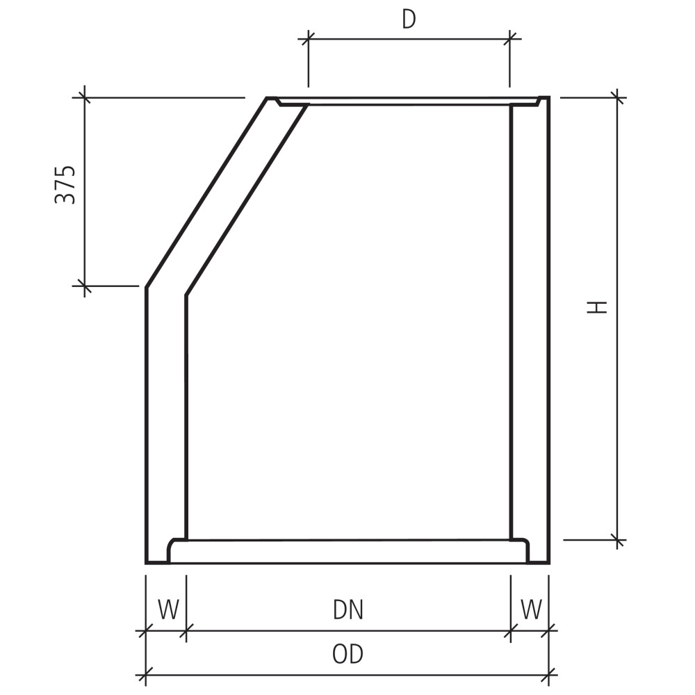 CENTUB® RIKO® Schachtring mit Konus