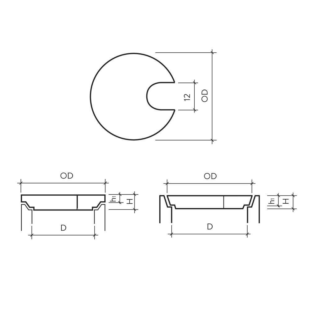 Betondeckel mit DW-Aussparung begehbar